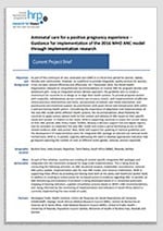 Implementation Research on DMPA-SC Self-Injection