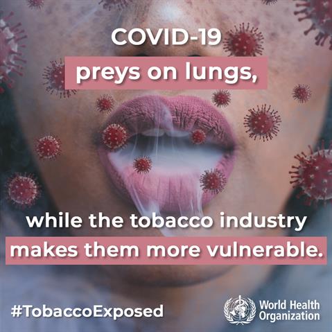 COVID-19 preys on lungs Infographic visualising the recommended advice.