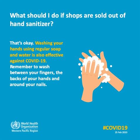 Infographic visualising the recommended advice.